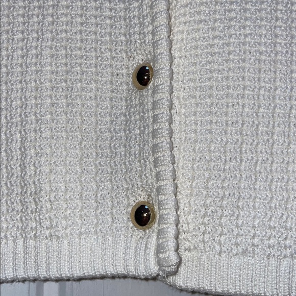 French Connection Crème Cardigan Knit XS-Medium - Picture 5 of 9